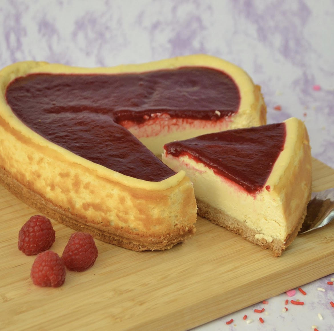 Cheesecake de corazón